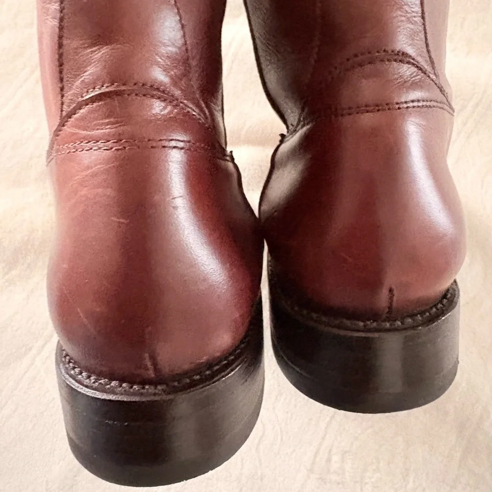 Frye Tall Riding Boots in Chestnut - Picture 7 of 10